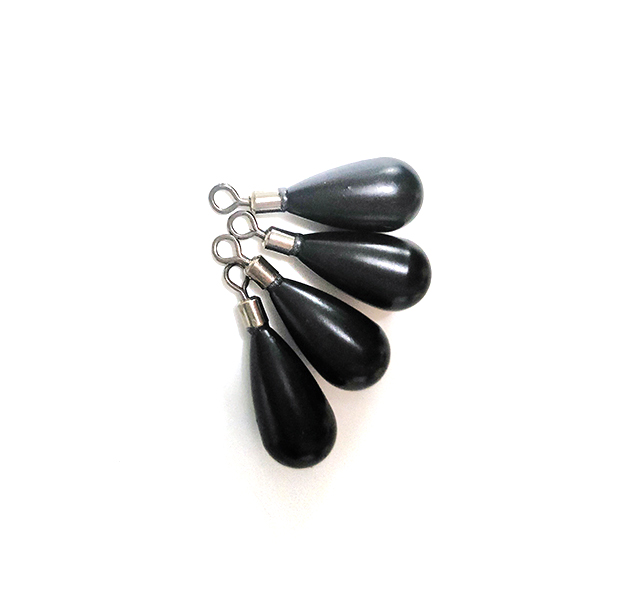 5 Pesi Drop Shot In Tungsteno Skinny 3/16 Oz - S&J'S TACKLE BOX - Fatto In USA